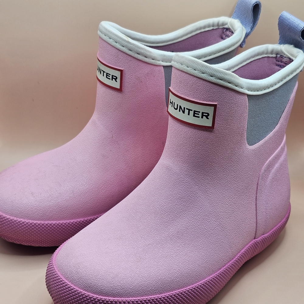 Hunter Toddler/Kids Finley Pink Boots Size 9 | Excellent Condition